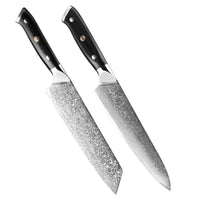 Set de 2 couteaux japonais - Chef/Kiritsuke - Collection >Kuro